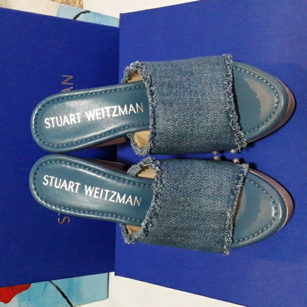 Stuart Weitzman Pearl Clogs - image 2